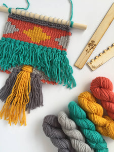 Black Sheep Goods - DIY Tapestry Weaving Kit - Island