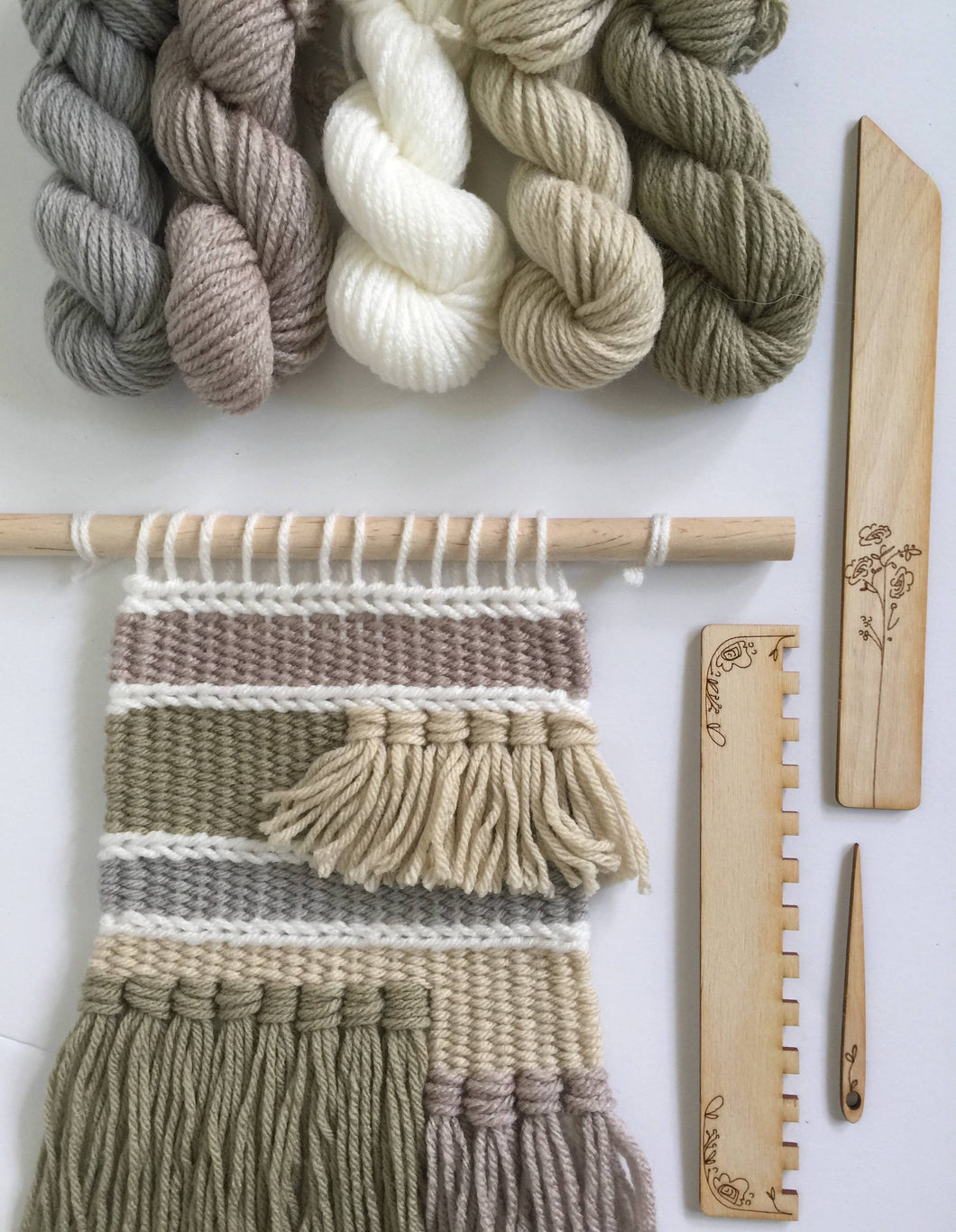 Black Sheep Goods - DIY Tapestry Weaving Kit - Natural