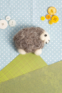 Hawthorn Handmade - Herdwick Sheep Brooch Felting Kit