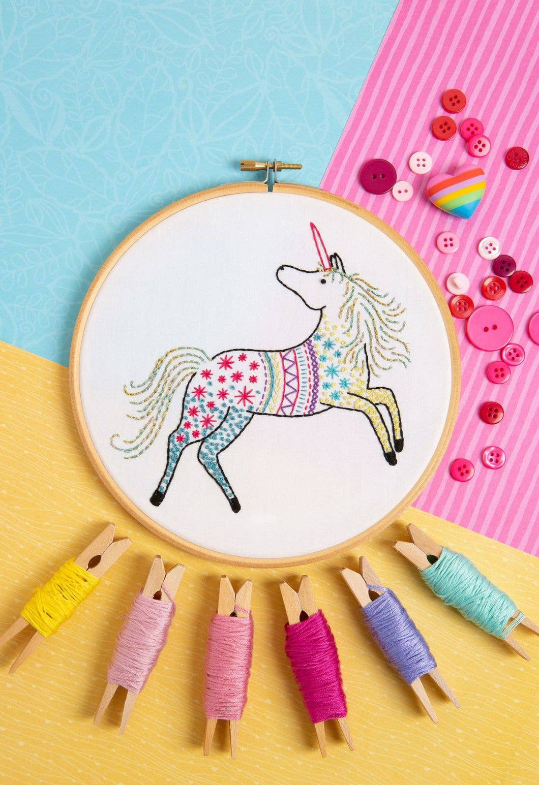 Hawthorn Handmade - Unicorn Embroidery Kit