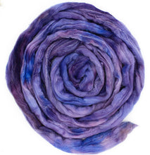 Targhee/Bamboo/Silk wool top: Lila