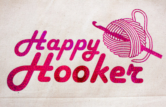 Tote Bag: Happy Hooker