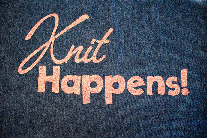 Tote Bag: Knit Happens