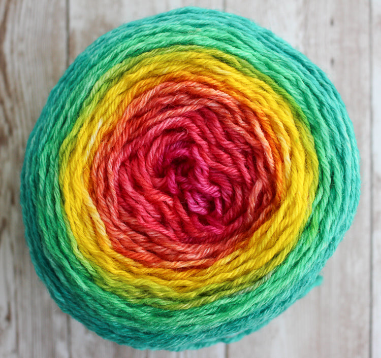 Azalea Gradient Sock Yarn -- Dye to Order