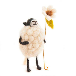 Sew Heart Felt - Barbara Sheep with Flower