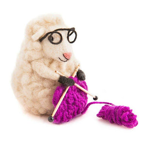 Sew Heart Felt - Knitting Sheep from Woolacombe